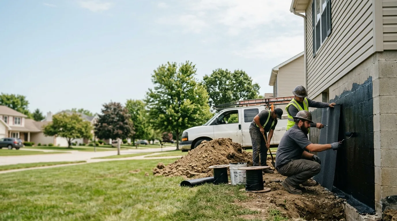 Basement Waterproofing in Timewell, IL near me